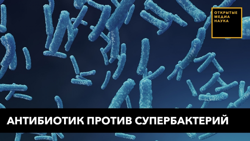 Антибиотик против супербактерий