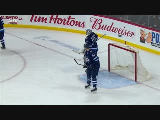 Alex killorn shows soft hands with a sweet backhand finish on connor hellebuyck