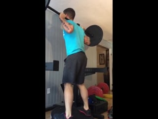 Boss ball bar deep squats balance