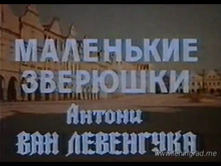 Маленькие зверюшки антони ван левенгука (1975) центрнаучфильм