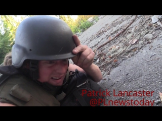 Preview of my report from today under fire in a fire fight between ukraine dnr forces