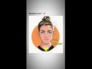 Instastory by pelin uluksar