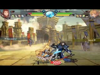 Granblue fantasy versus for ps4 first blue percival 2nd color gameplay part 2