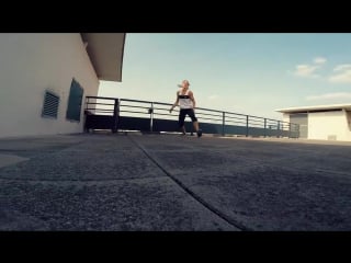 French freerun family rock n' roof