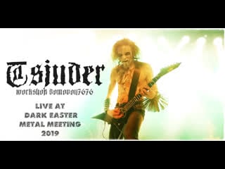 Tsjuder live at dark easter metal meeting 2019