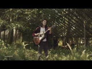 Deep in a forest, in an old abandoned greenhouse, three metres apart, me and the band managed to get together and have a go at