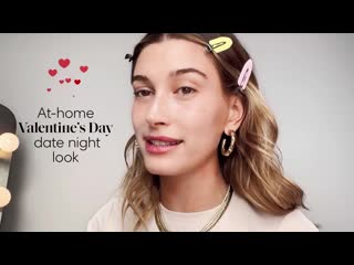 At home valentine's day date night look with hailey bieber | bareminerals