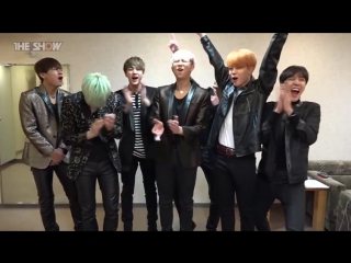 [message] 151208 bts winning spee @ the show 1st place