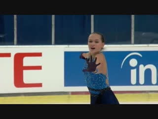 Anna tarusina (rus) | ladies short program | ljubljana 2018