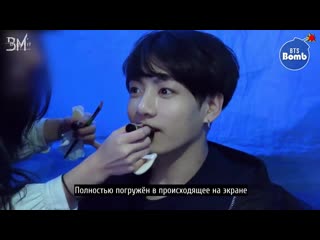 [rus sub][bangtan porn] whatcha watchin', jk?