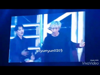 160227; fancam | exoluxion in jakarta chanyeol x sehun hurt