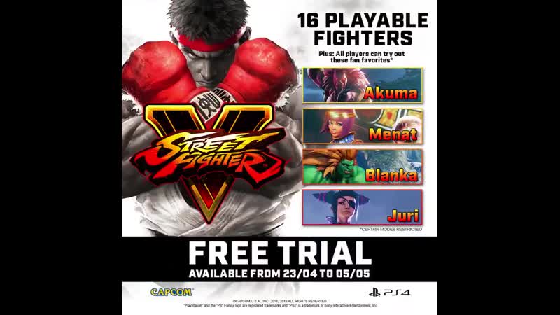 Akuma blanka ️ menat juri ️ explore 16 iconic characters in street fighter v play for free now until 5th may on ps4