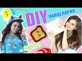 [алёна венум] diy канцелярия своими руками + саша кэт