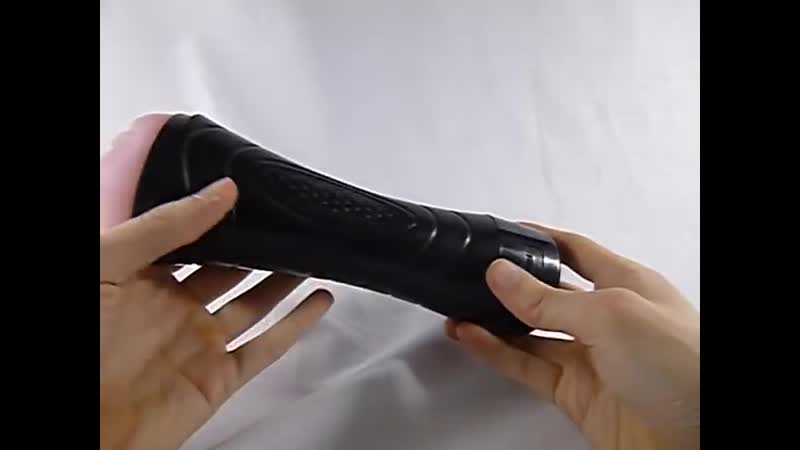 Мужской маструбатор силиконовая вагина с вибромассажёром flashlight