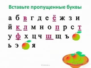 Русский алфавит или азбука