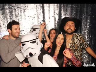 Harry with porn harpoon, jeff and kacey in the photobooth at kaceys after party october 25