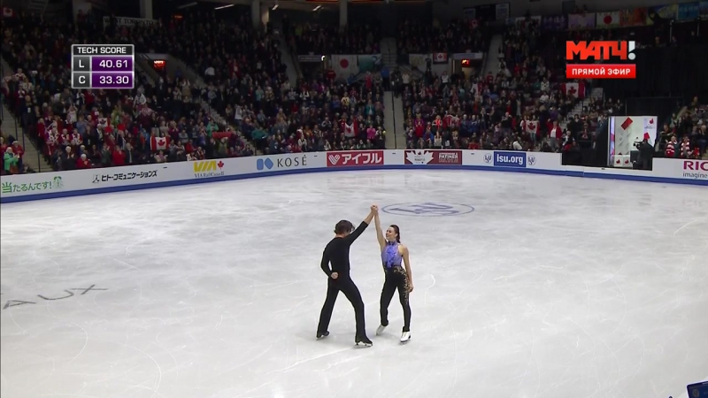 Gp skate canada 2016 ice dance sd tessa virtue scott moir