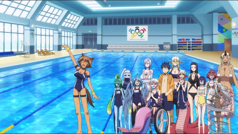 [18+][miraidub] повседневная жизнь с девушкой монстром / monster musume no iru nichijou 1 ova (mvo)