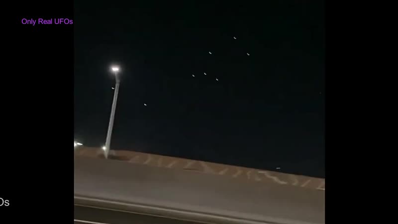 Fleet of ufos over phoenix, arizona