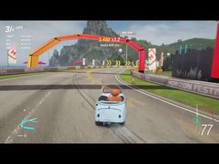 Forza horizon 4 trying to set wrs with the peel