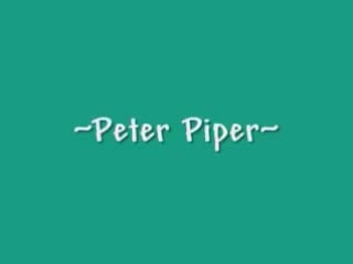 Peter piper (tongue twister song) a funny song by bryant oden