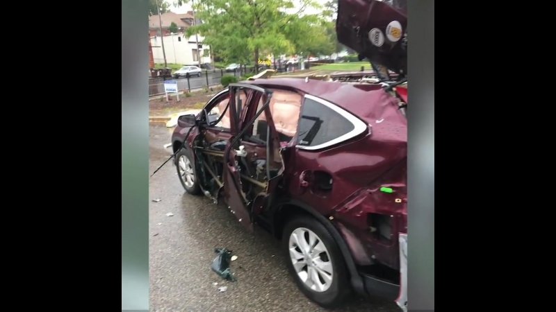 Взрыв баллона с пропаном