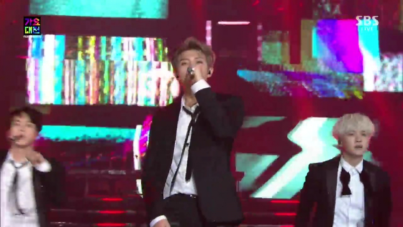 171225 bts mic drop + dna + not today @ sbs 2017 gayo daejun