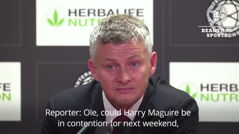Ole gunnar solskjaer says pogba is staying and harry maguire could play in next weekends game