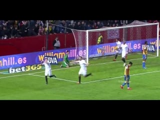 Шикарный ассист эвера банеги и гол севильи