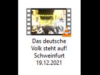 Das deutsche volk steht auf! schweinfurt