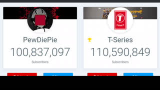 PEWDIEPIE VS T-SERIES LIVE SUB COUNT: WHO WILL PREVAIL? 