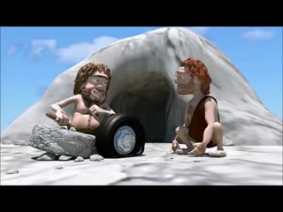 Cavemen funny animated