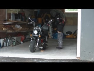2 Yr Older Woman Rails Her Own Harley To Daycare