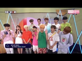 160809 up10tion @ интервью the show