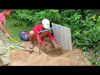 Amazing quick rabbit trap using paiute deadfall trap pvc pipe, how to make rab