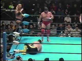 Steve williams/johnny ace/bobby duncum jr vs toshiaki kawada/akira taue/jun izumida