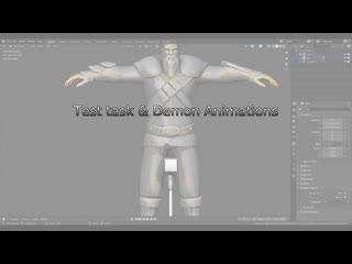 Test task little a bit & demon animations