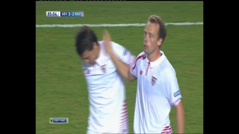 Евгений коноплянка! гол красавец! "севилья" "райо вальекано" 3 2 (дебютный гол в примере)