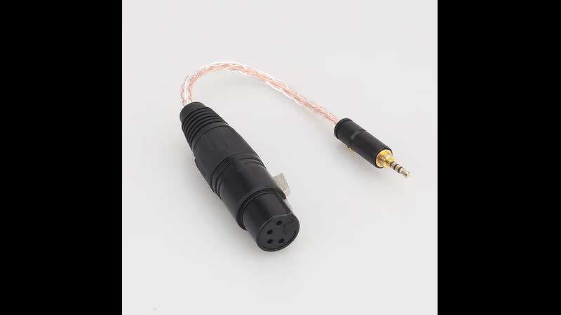 High qulity audiocrast trrs balanced male to 4 pin xlr female 7n occ copper silver plated