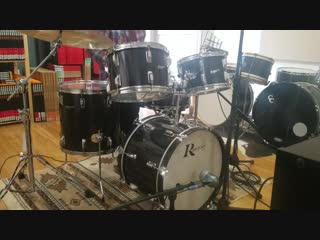 Drum kit 1972 rogers fullerton londoner 14x20 8x12 9x13 16x16