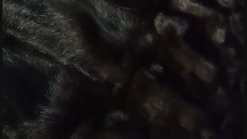 Мех "под норку" вертикальная полоска, корея