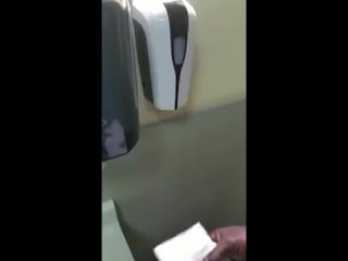 Porn soap dispenser refuses to give dark skin man soap