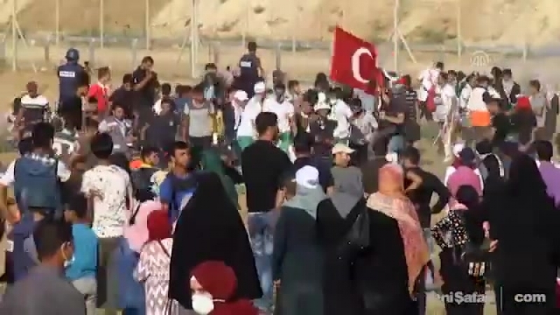 Израильские силы расстреляли палестинцев с турецким флагом