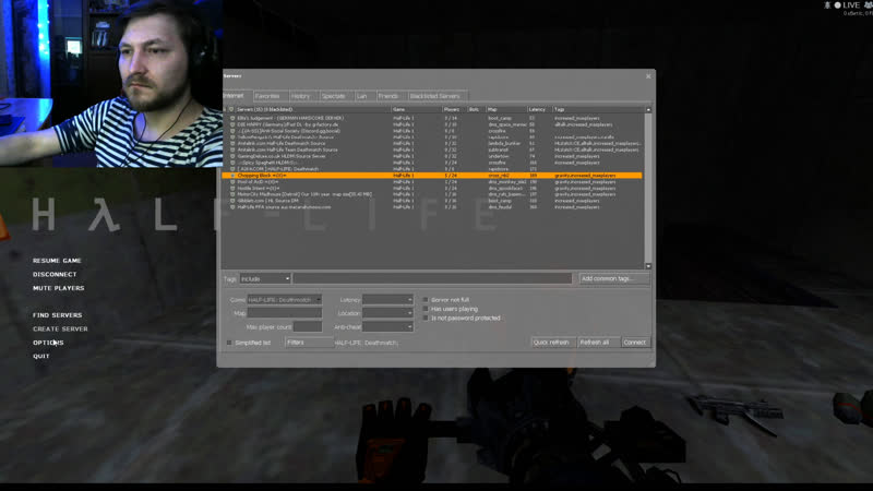 Half life deathmatch source, разминаем пальчики тряхнем стариной доброе утро котики