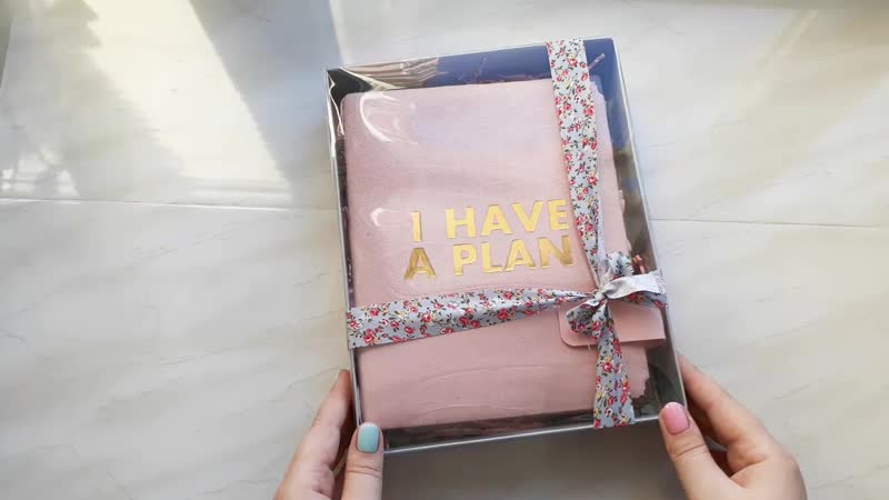 Планер "нежность" в пудровой замше