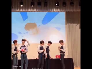 Beomgyu wanted to see yeonjuns sexy dance but he read the question as if the fan wrote it