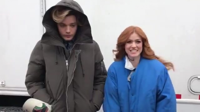 A special message from @kat mcnamara and @domsherwood1 before tonight’s shadowhunters