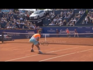 Fabio fognini hot shot barcelona 2015 vs nadal