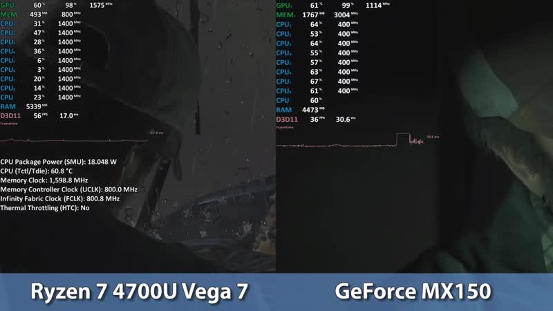 [techepiphany] amd ryzen 7 4700u vega 7 vs nvidia geforce mx150