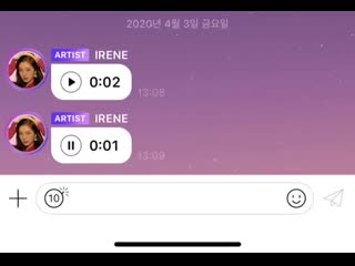 Dear u bubble \\ irene 200403